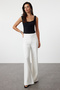 Black Bow Detailed Woven Blouse Tprss24Bz00050 - 2
