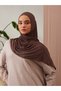 Practical Premium Jersey Shawl |   Color: Mocha |   Size: Adult |   Chin Stitched |   Instant Hijab - 3
