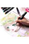 مجموعة أقلام رسم فنية برأس مزدوج مكونة من 262 قطعة من أقلام الرسم المميزة مع حقيبة - 4