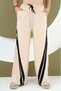 Children's Oversize Cotton Wide-Leg Sweatpants with Elastic Waist - 4