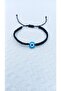 Macrame Woven Bracelet with Evil Eye Beads - 2