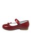 Ortaç Emt Bebe Red Patent Leather Mustache Bow Girls' Ballerina Evening Dress Shoes Fancy Wedding - 3