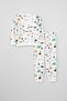 Baby Animals Printed Pajamas Set 95% cotton - 2