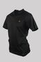 Men's Cotton Regular Fit Round Neck Black T-Shirt24411018-011