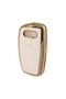 For Audi A1 A3 8p 81 A4 A5 B6 B7 B8 A6 A7 C5 C6 4f Q3 Q5 Q7 Key Case White Gold Color - 3