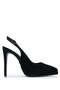 Women's Vegan Black Heeled Shoes