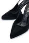Women's Vegan Black Heeled Shoes - 5