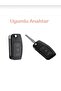 Luxury Ford Focus Fiesta Mondeo Cmax Courier Nano Key Cover Grey Gold Color - 2