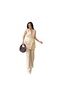 Suit: Belted, Buttoned vest, high waisted wide leg pants. - 2