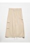 80891 Cargo Midi Skirt-Stone - 2