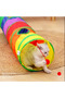 Cat Play Tunnel Folding Rainbow Cat Dog Play Tunnel Pet Play Tunnel - 2