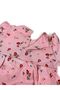 Floral Printed Baby Girl Bodysuit - 4