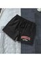 Brooklyn 1898 Combed Cotton Shorts - Black Printed Pocket Summer