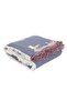 مفرش سرير Mylasahome Muslin - 4 طبقات بنمط مرساة، جاكار، مزدوج، 220x240 سم - 3