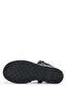 Women's Textile Black Straw Heeled Sandals - 3