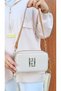 JUSTPOLO WOMEN'S ORIGINAL LACOSTE 3 COMPARTMENT TWO STRAP SHOULDER AND CROSSBODY BAG - 4