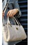 justpolo women's 4 compartment hand and shoulder bag with lock accessories
