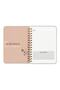 Black Floral Timeless Agenda Weekly Planner Spiral Notebook - 3