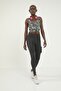 Yellow Leopard Pattern Digital Printed Basic Bustier