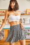 Women's Black Camisole Skirt with Shorts ETK-19000170 - 2