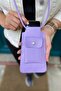 Women's Lilac Small Phone Bag Case with Shoulder Strap Hiking Bag with Card Compartment - 6