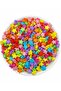 25gr Mixed Color 8mm Star Model Plastic Beads, Jewelry Making Beads (25gr,~160 Pieces)