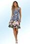 Nurteks Women's Multicolor Zebra Print Floral Dress - 2