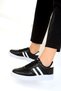 Black-White Women's Sneakers 18862 - 3