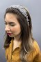 Grey Asian Crystal Bridal Hair Accessory - 2