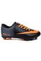 Black and Orange Cleats Men's Football Sports Shoes