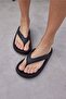 Lambo Unisex Black Flip Flops Eva Daily-beach Platform Slippers - 4