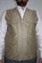 My Friend Men's Multi-Pocket Summer Vest Dad Color and Snaps Changeable