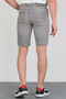 Men's Grinding Relaxed Fit Lycra Grey Denim Jeans Shorts Hlthe 001950 -K - 6