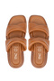 Women's Genuine Leather Flat Slippers 878 217 Bn Trlk Y23 - 5