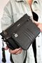 S2 Medium Size 3 compartments 2 pcs Crossbody Women's Shoulder Bag 4100 black