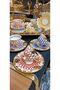 El Boyamasi Gold Gilded Colored Coffee Cup Set - 8
