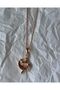 Ballerina Necklace - Steel Patterned