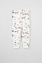 Baby Animals Printed Pajamas Set 95% cotton - 4