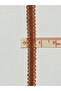 Sedef Pıtırcık Hand Embroidered Ribbon Ribbon. 5 Meters. Copper. - 4