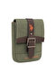 24546 Canvas (Cotton) Shoulder Bag Phone Holder Khaki - 3