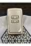 Clio 5 Megane 4 Dacia Kadjar Austral 4 Button Nano Key Case Cover White Gold Color