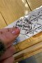 Transparent Stickers Made with Love - 90 Pieces, 3 cm Diameter - 3