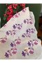 Women's White Patterned 3-Pack Cotton Handmade Hair Bandanas - 3