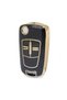 Luxury Opel Astra H Corsa D 2 Button Protection Key Case Black Gold Color 1st Quality