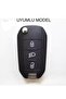 Citroen New C3 Aircross Silicone Switch Protection Case Switchblade with headlight opening Black Color 1st quality - 2
