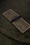 Money Clip Wallet Brown Navy Blue Genuine Leather Handmade Slim Card Holder - 8
