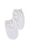 White Set of 2 - Cotton Curl Massage, Face and Body Cleansing, Elastic Gloves and Towel Pouch - 4
