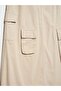 80891 Cargo Midi Skirt-Stone - 3