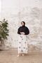 Hijab Embroidered Chiffon Skirt - black - 8