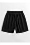 Los Angeles California Combed Cotton Shorts - Black Printed Pocket Summer - 2
